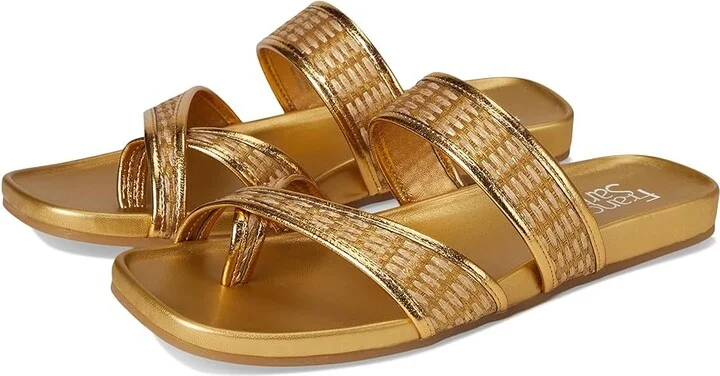 Franco Sarto Estella Women's Wedge Shoes Gold : 7.5 M, Textile