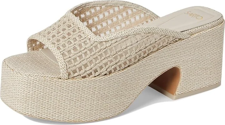 Franco Sarto Fernanda2 Women's Wedge Shoes Rope Ivory White : 11 M - Image 5