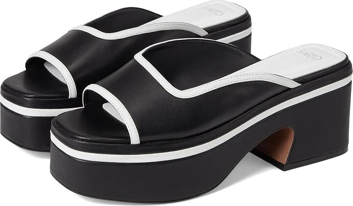 Franco Sarto Fernanda3 Women's Wedge Shoes Black : 6.5 M