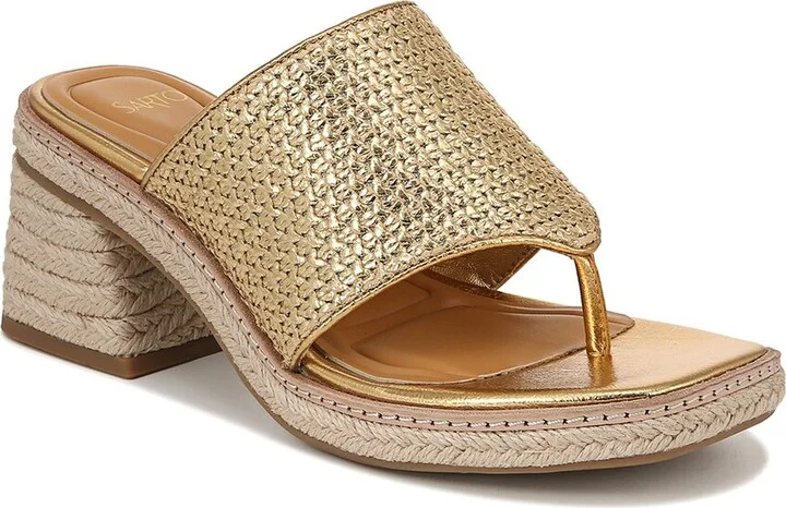 Franco Sarto Ferrara2 Leather Wedge Sandal