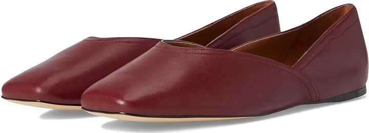 Franco Sarto Flexa Adalina Ballet Women's Shoes Bordo Red : 8 M, Leather