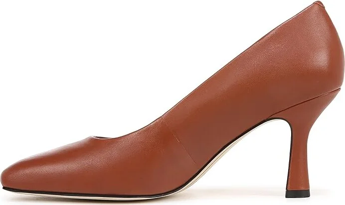 Franco Sarto Flexa Aela High Women's Heels Acorn Brown Leather : 10 M, Leather/Rubber - Image 5