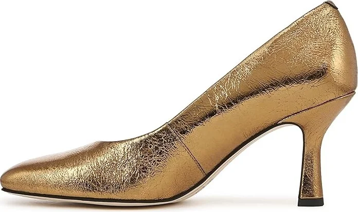 Franco Sarto Flexa Aela High Women's Heels Bronze Leather : 7 M, Leather/Rubber - Image 5