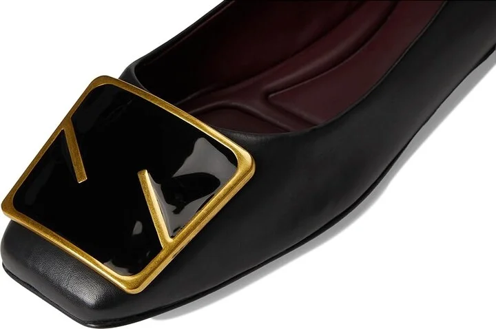 Franco Sarto Flexa Amaya Ballet Women's Flat Shoes Black : 7 M, Leather - Image 7