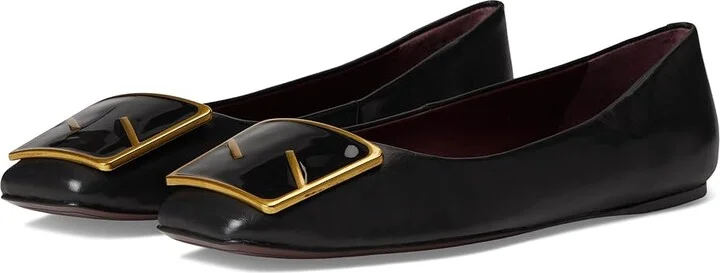 Franco Sarto Flexa Amaya Ballet Women's Flat Shoes Black : 7 M, Leather