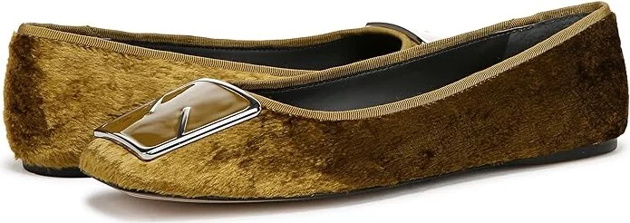 Franco Sarto Flexa Amaya Ballet Women's Flat Shoes Chartreuse Green Fabric : 8.5 M, Rubber/Textile - Image 5