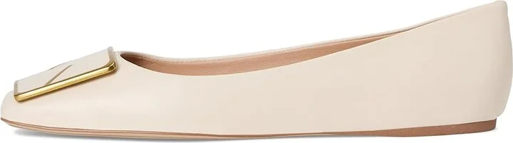 Franco Sarto Flexa Amaya Ballet Women's Flat Shoes Panna White : 7 M, Leather - Image 6