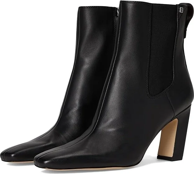 Franco Sarto Flexa Bliss Women's Boots Black Smooth Leather : 11 M, Leather/Rubber
