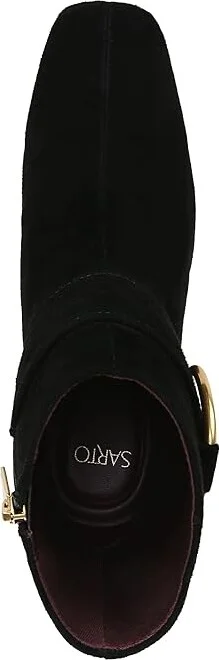 Franco Sarto Flexa Elia Women's Boots Black Suede : 6 M, Leather - Image 2