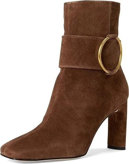 Franco Sarto Flexa Elia Women's Boots Wooden Brown Suede : 7.5 M, Leather - Image 5