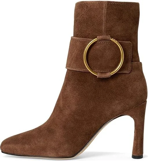 Franco Sarto Flexa Elia Women's Boots Wooden Brown Suede : 7.5 M, Leather - Image 6