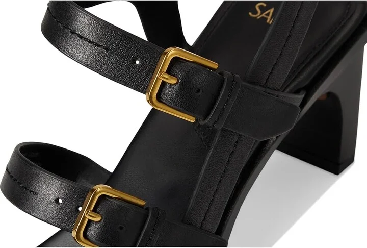 Franco Sarto Frances Women's Sandals Black : 5.5 M, Leather/Rubber - Image 7