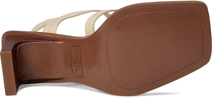 Franco Sarto Frances Women's Sandals Ivory White : 7 M, Leather/Rubber - Image 3