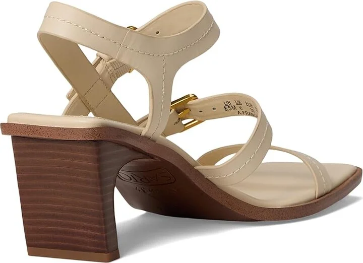 Franco Sarto Frances Women's Sandals Ivory White : 7 M, Leather/Rubber - Image 4