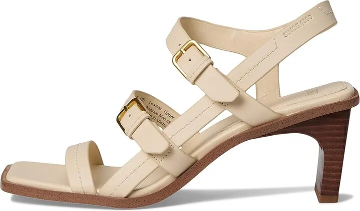 Franco Sarto Frances Women's Sandals Ivory White : 7 M, Leather/Rubber - Image 6