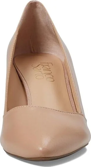 Franco Sarto Frankie Wedge Pumps High Women's Heels Ballet Beige Leather : 9.5 W - Image 2