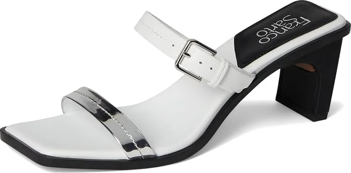 Franco Sarto Frenza Women's Sandals Silver : 8.5 M, Faux Leather/Leather - Image 5
