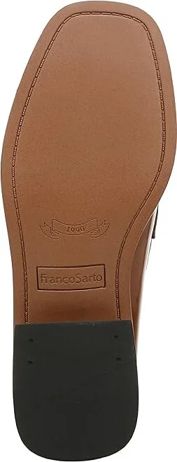 Franco Sarto Gabriella Women's Flat Shoes Tobacco Brown Glossy : 5 M, Leather - Image 3