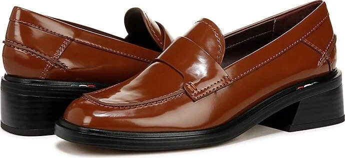 Franco Sarto Gabriella Women's Flat Shoes Tobacco Brown Glossy : 5 M, Leather - Image 5
