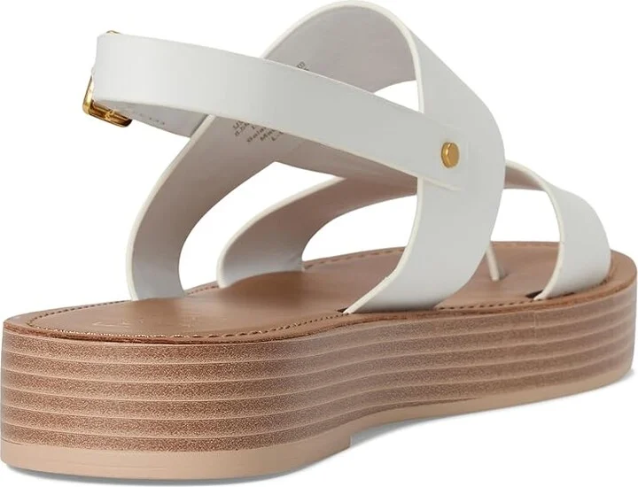 Franco Sarto Genova Women's Wedge Shoes Bright White : 6.5 M, Leather - Image 4