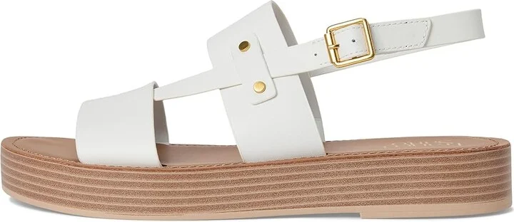 Franco Sarto Genova Women's Wedge Shoes Bright White : 6.5 M, Leather - Image 6