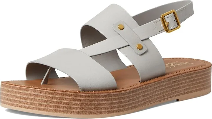 Franco Sarto Genova Women's Wedge Shoes Modern Grey : 5 M, Leather - Image 5