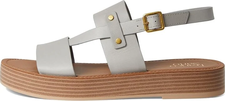 Franco Sarto Genova Women's Wedge Shoes Modern Grey : 5 M, Leather - Image 6