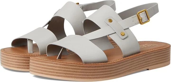 Franco Sarto Genova Women's Wedge Shoes Modern Grey : 5 M, Leather