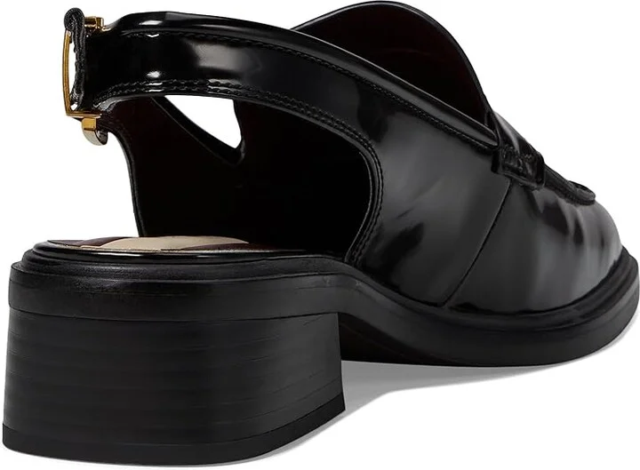 Franco Sarto Giada Slingback Loafers Women's Flat Shoes Black : 6 M, Faux Leather - Image 4