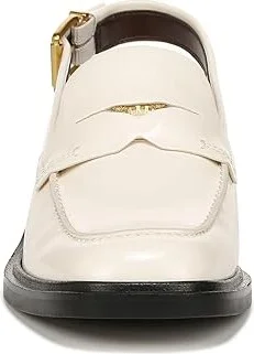 Franco Sarto Giada Slingback Loafers Women's Flat Shoes Vanilla : 10 M, Faux Leather - Image 5