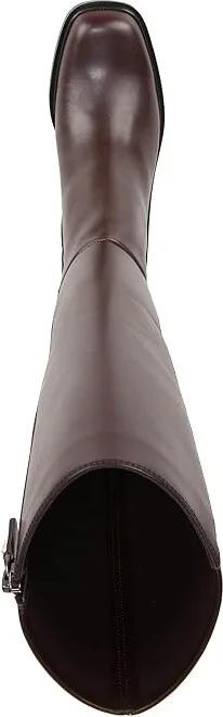 Franco Sarto Giselle High Shaft Boots Women's Boots Castagno Brown Leather Wide Calf : 8.5 M - Image 2