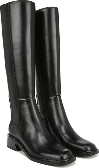 Franco Sarto Giselle Women's Wedge Shoes Black Wide Calf : 6 M, Leather