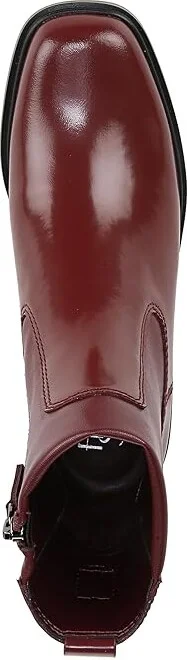 Franco Sarto Gracelyn Women's Boots Berry Red Leather/Faux Leather : 10 M - Image 2