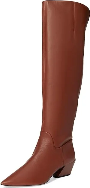 Franco Sarto Gwyn Trendy Women's Boots Acorn Brown 1 : 7.5 M, Leather/Rubber - Image 5