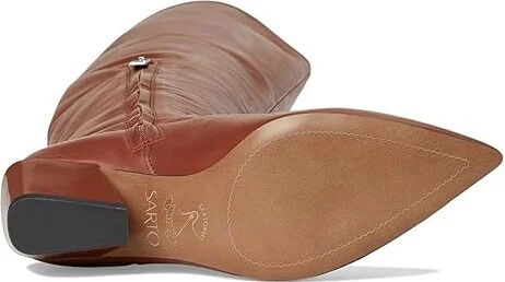 Franco Sarto Gwyn Trendy Women's Boots Acorn Brown : 8.5 M, Leather/Rubber - Image 3