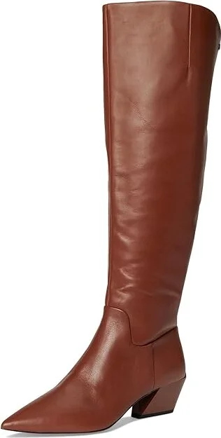 Franco Sarto Gwyn Trendy Women's Boots Acorn Brown : 8.5 M, Leather/Rubber - Image 5