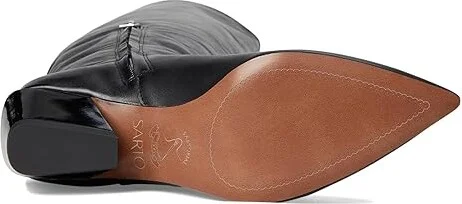 Franco Sarto Gwyn Trendy Women's Boots Black 1 : 8.5 M, Leather/Rubber - Image 3