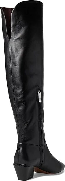 Franco Sarto Gwyn Trendy Women's Boots Black 1 : 8.5 M, Leather/Rubber - Image 4