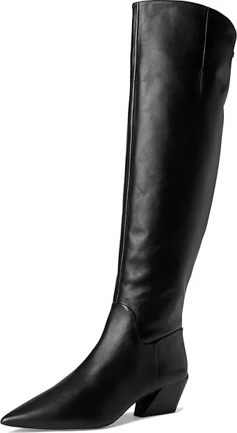 Franco Sarto Gwyn Trendy Women's Boots Black 1 : 8.5 M, Leather/Rubber - Image 5