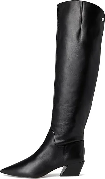 Franco Sarto Gwyn Trendy Women's Boots Black 1 : 8.5 M, Leather/Rubber - Image 6