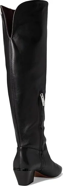 Franco Sarto Gwyn Trendy Women's Boots Black : 9 M, Leather/Rubber - Image 4