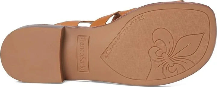 Franco Sarto Ina Strappy Sandals Women's Sandals Tan Leather : 6 M - Image 3