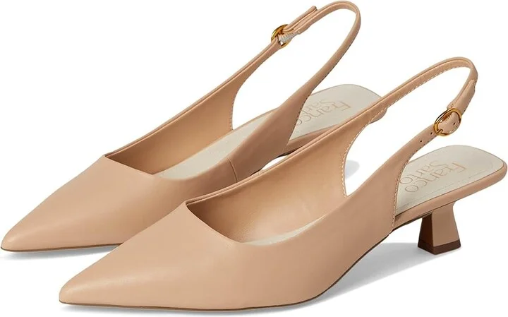 Franco Sarto Jaden Slingback Shoes Women's Shoes Nude Beige : 11 M, Synthetic