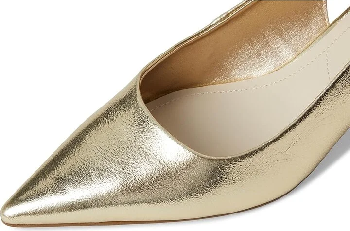 Franco Sarto Jaden Slingback Shoes Women's Shoes Platino Gold : 5.5 M, Synthetic - Image 7