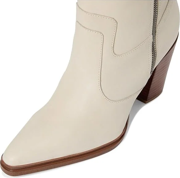 Franco Sarto Jaxon Women's Boots Chalk White Leather : 10 M - Image 2