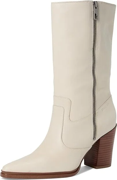 Franco Sarto Jaxon Women's Boots Chalk White Leather : 10 M - Image 5