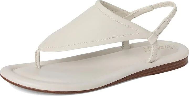 Franco Sarto Jocelyn Women's Sandals Chiffon White : 7.5 M, Leather - Image 5