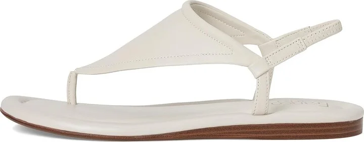 Franco Sarto Jocelyn Women's Sandals Chiffon White : 7.5 M, Leather - Image 6