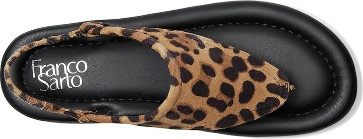 Franco Sarto Jocelyn Women's Sandals Leopard Print : 5 M, Leather - Image 2