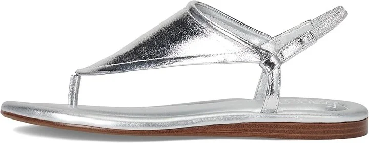 Franco Sarto Jocelyn Women's Sandals Silver : 8.5 M, Leather - Image 6